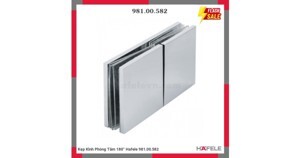 Kẹp kính - kính cabin tắm Hafele 981.00.582