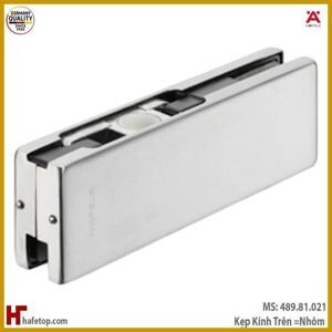 Kẹp kính trên inox bóng Hafele 489.81.021