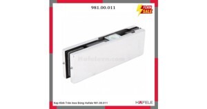 Kẹp kính trên inox bóng Hafele 981.00.011