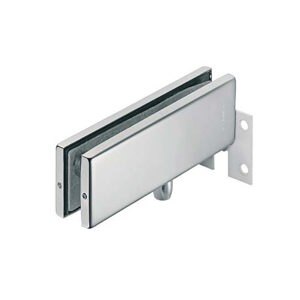 Kẹp kính trên khung gắn tường inox mờ 120kg 981.50.050