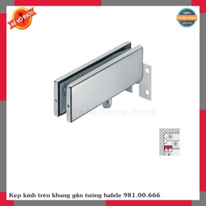 Kẹp kính trên khung gắn tường Hafele 981.00.666