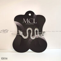 Kẹp mái , cặp tóc hình rắn đính đá bling phong cách Hàn Quóc hottrend Maichucle KM164