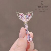 Kẹp Mái Dáng Đuôi Cá Đính Đá Phale Độc Đáo 3*5.5cm