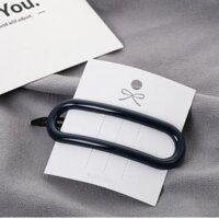 Kẹp mái KAH146 basic 8cm dễ sử dụng - HÌnh chữ nhật - Xanh coban đậm