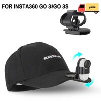 Kẹp mũ YANE, Phụ kiện Nắp tháo nhanh Dễ dàng gắn kẹp, Khung xoay 360 Camera hành động Giá đỡ cố định cho Insta360 GO 3 / GO 3S
