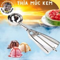 Kẹp múc kem sữa chua trân châu inox - kẹp múc kem Ý Gelato  gắp kem được như ý muốn