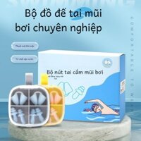 Kẹp Mũi Bơi Nút Bịt Tai Chống Nước Silicon Bịt Mũi Thiết Bị Lặn Unisex Chống Bụi Mũi Nước Trẻ Em