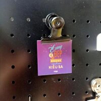 Kẹp nam châm Dola Home từ tính đính tài liệu, note, giấy ghi chú, lịch làm việc - Phụ kiện bảng Pegboard - Đen
