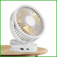 Kẹp Nhỏ Trên Quạt Bàn Quạt Có Kẹp Chắc Chắn Sạc USB 3 Tốc Độ Gió Yên Tĩnh Cho Bé Xe Đẩy Bàn Làm Mát Cho juavn