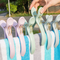 Kẹp nhựa chống gió xuyên biên giới, kẹp chăn dày, kẹp quần áo gia đình cực lớn, kẹp cố định và sấy quần áo P
