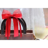 Kẹp nơ SOPHIE Kẹp tóc nơ ruy băng tua rua tiểu thư - kẹp nơ nửa đầu  - 08
