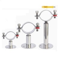 Kẹp ống thép không gỉ 304 cố định khung ống có thể điều chỉnh kẹp ống kẹp kẹp kẹp ppr ống nước kẹp