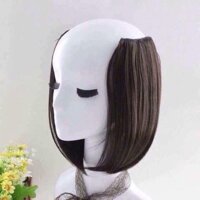 Kẹp phím phồng tóc 2 bên- giá 1 cặp 2 bên - hình thật - 2  Đen tn  k dập xu