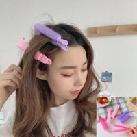 Kẹp phồng chân tóc Hàn Quốc  uốn mái thưa xinh xắn hàng loại 1 dầy dặn