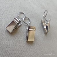 Kẹp rèm móc khóa phụ kiện kẹp nền công cụ treo rèm móc ray rèm dây sắt kẹp nhỏ
