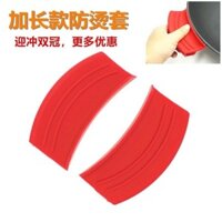 Kẹp silicone chống bỏng dày, chịu nhiệt độ cao, kẹp tay cầm nồi gang, găng tay cách nhiệt, kẹp tay cho nồi Corning, kẹp bảo vệ tay cho nồi tráng men