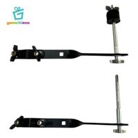 Kẹp tạ kèm để lắp đặt Giá đỡ gắn chuông bò cho nồi trống tạ Khối Tambourine Đen