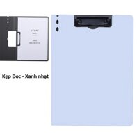 Kẹp tài liệu văn phòng bảng kẹp file giấy tờ cao cấp khổ A4 - B102 - Blue- Kẹp trên
