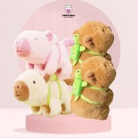 Kẹp Tay Gấu Capybara Cao Cấp, Thú Nhồi Bông HAPPY BEAR Gấu Bông Hạnh Phúc HP23