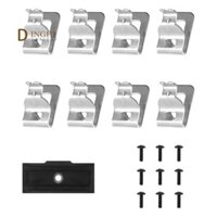 Kẹp Thắt Lưng, 8 Chiếc Đai Dụng Cụ Móc Kẹp Bộ Ốc Vít Thép Không Gỉ 304 Đai Khoan Kẹp Đai Thay Thế Móc Kẹp Phù Hợp Dễ Dàng Lắp Đặt Dễ Dàng Sử Dụng