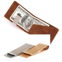 kẹp tiền DẸT money clip inox, đồng