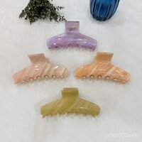 Kẹp tóc acetate đơn giản vintage, kẹp cá mập lớn cao cấp, thanh lịch, đa năng, kẹp tóc ở phía sau đầu, phụ kiện tóc búi tóc