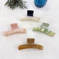 Kẹp tóc acetate mới, kẹp tóc hợp kim thanh lịch, kẹp tóc chữ cái, kẹp tóc thời trang nối, kẹp tóc phía sau đầu, phụ kiện tóc, trang trí đầu