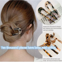 Kẹp tóc acrylic acetate nổ kiểu tóc đơn giản kiểu dáng lưng đầu bóng đầu kẹp tóc hình chữ U