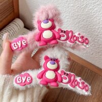 Kẹp Tóc Càng Cua Gấu Dâu Tây LOTSO Dễ Thương Đanh Cho Nữ Đẹp Kẹp Hottrend Hàn Quốc 2023