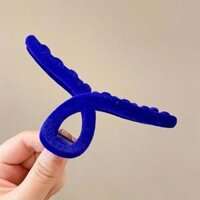 Kẹp tóc càng cua xoắn kim loại sang chảnh, kẹp nhiều răng, kẹp tóc Hàn quốc - Nhựa xanh