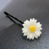 Kẹp tóc cúc họa mi nhiều mẫu - Kẹp ghim 1 hoa cúc