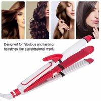 Kẹp tóc đa năng, Máy làm tóc đa năng 3 trong 1 uốn duỗi dập xù xoăn Chính Hãng Shinon