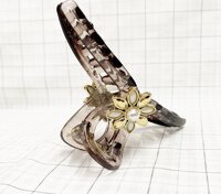 Kẹp tóc dạng dài - kẹp tóc sau dạng dài đính hoa xịn sò phiên bản giới hạn - phụ kiện sang trọng - phụ kiện xinh - Mẫu 3