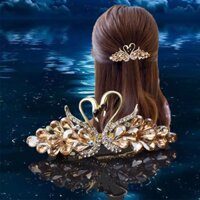 Kẹp tóc đính đá cao cấp cho người trung niên sang trọng Lagu Accessories cài tóc cho người già lớn tuổi
