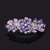 Kẹp tóc đính đá hoa - Mẫu 2