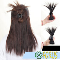 Kẹp tóc giả càng cua nhỏ FREESHIP tóc giả kẹp càng cua, tóc giả nữ, kẹp tóc nữ - Nâu vàng