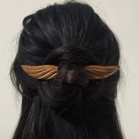 Kẹp tóc Harry Golden Flying Ball Impression Wings thiết kế độc đáo, kẹp tóc handmade chính hãng, phụ kiện tóc cho phụ nữ [ljs]