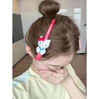 Kẹp tóc Hello Kitty dễ thương hoạt hình, kẹp Bobby Sanrio, kẹp bên cho bé gái, kẹp tóc lớn cho tóc mái