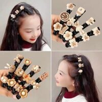 Kẹp Tóc Hình Gấu Cà Phê Dễ Thương Phong Cách Hàn Quốc Cho Bé Gái