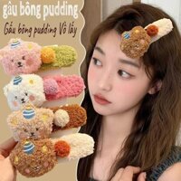 Kẹp tóc hình gấu vịt, kẹp tóc lớn dễ thương đa năng siêu ngọt ngào, kiểu mới 2025 [Thanh toán khi giao hàng]