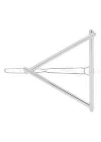 Kẹp Tóc Hình Tam Giác - Bạc