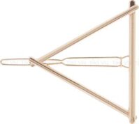 Kẹp Tóc Hình Tam Giác - Vàng