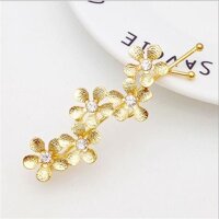 Kẹp tóc hoa mai thời trang KAH45  - Vang