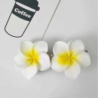 Kẹp tóc hoa sứ - hoa đại đại nhiều kiểu - Kẹp mỏ vịt 1 hoa