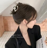 Kẹp tóc kim loại hình học - kẹp tóc tam giác - kẹp tóc gợn sóng phong cách vintage - kẹp tóc càng cua thời trang mẫu mới phong cách Hàn Quốc - Mẫu 3