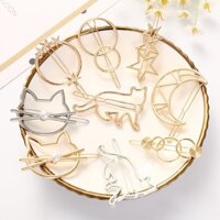 Kẹp Tóc Kim Loại Hình Mèo Dễ Thương Cho Nữ