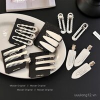 Kẹp tóc kim loại không đường may cho phụ nữ, kẹp tóc mái, kẹp nước, phụ kiện tóc, kẹp trang điểm, kẹp tóc gãy, kẹp mỏ vịt, trang trí tóc