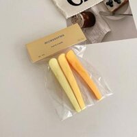 Kẹp tóc mái nữ, kẹp tóc trang điểm mỏ vịt nhiều màu sắc trẻ trung và xinh xắn, kẹp tóc trang điểm - Vàng