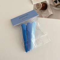 Kẹp tóc mái nữ, kẹp tóc trang điểm mỏ vịt nhiều màu sắc trẻ trung và xinh xắn, kẹp tóc trang điểm - Xanh biển