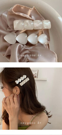 Kẹp tóc mái siêu đẹp - KAH197 4 ô vuông